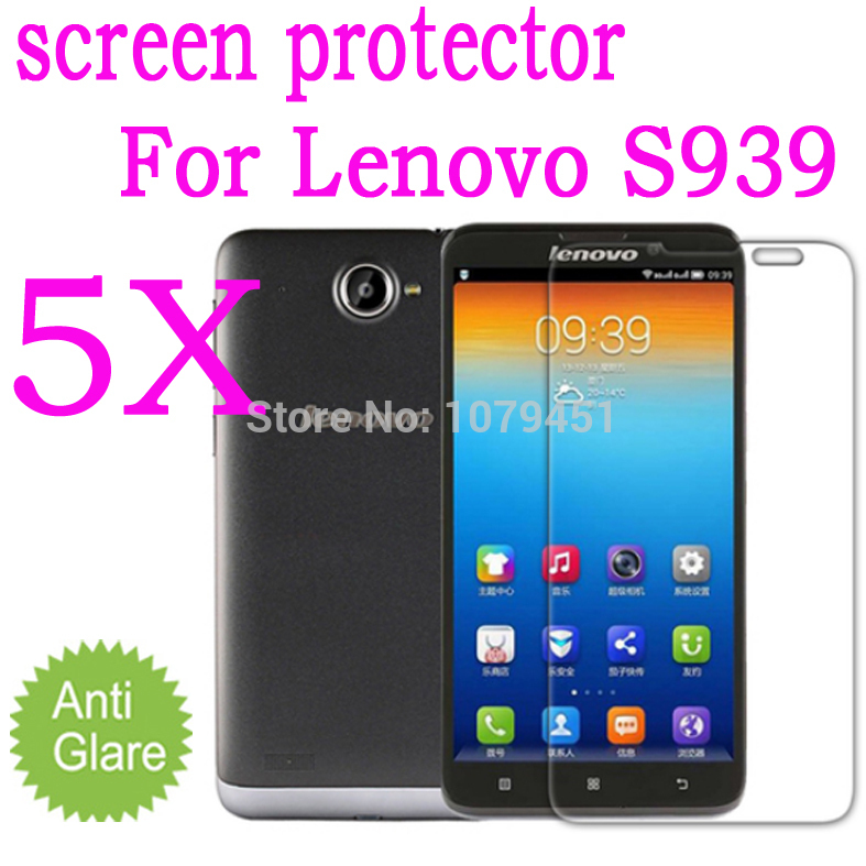 Matte anti glare protective film for Lenovo S939 5pcs Lenovo S939 Octa Core MTK6592 6 inch