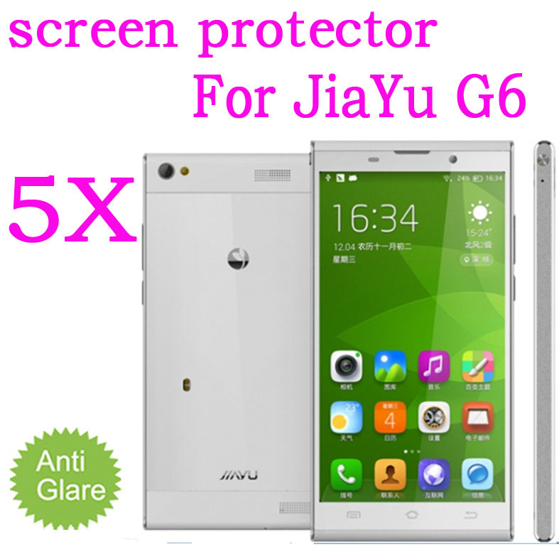 5pcs Jiayu G6 MTK6592 Octa Core 5 7 screen protector matte anti glare cellphone LCD protective