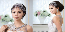 Free shipping popular bride rhinestone hair accessory marriage accessories the bridal wedding hair accessories