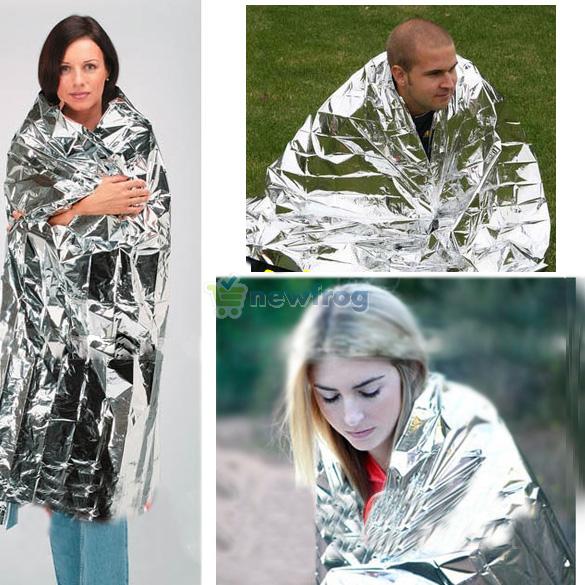 Portable Waterproof Emergency Space Rescue Thermal Mylar Blankets 1 4m x 2 1m S7