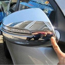 Free Shipping 2011 2012 KIA Sportager ABS Chrome Rearview mirror cover Trim Rearview mirror Decoration