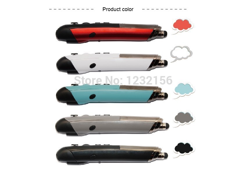 Multifunctional 2.4G pen mouse wireless powerful laser pointer PR-08 For Pad