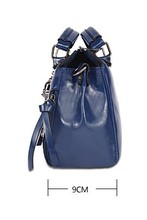 Fashion punk 2014 women s one shoulder cross body chain fashion women s handbag skull rivet