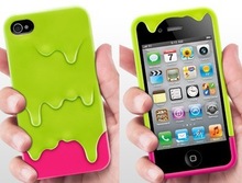 Case for iphone 5 5s Latest Design 3D Melting Melt Ice Cream Skin Hard Case Cover Phone Bag For Apple iPhone 5 5S 5G 4 4S 4G