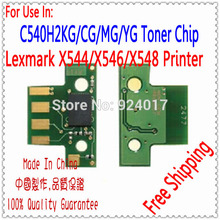Toner Chip For Lexmark C540 Printer,Reset Chip For Lexmark X546 X548 Printer,For Lexmark X548 X546 Toner Refill Chip Cartridge
