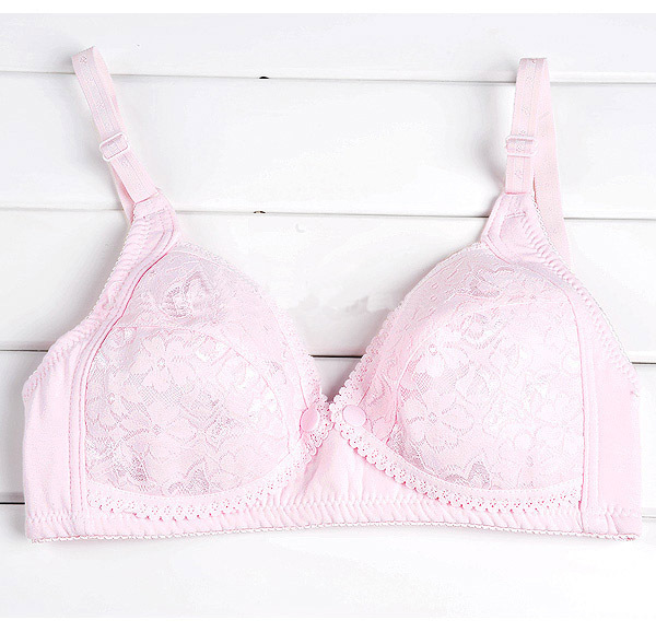 34C 36C 38C 40C 42C Free shipping 100 cotton nursing bra button