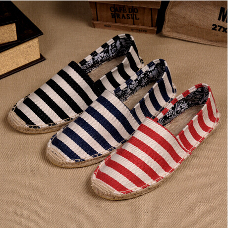 New 2014 Spring Summer Man And Women Flats Fashion Hemp rope Ballet Canvas Shoes Casual Espadrilles