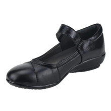 Spring and Autumn middle-aged mother shoes soft cowhide flat shoes genuine leather