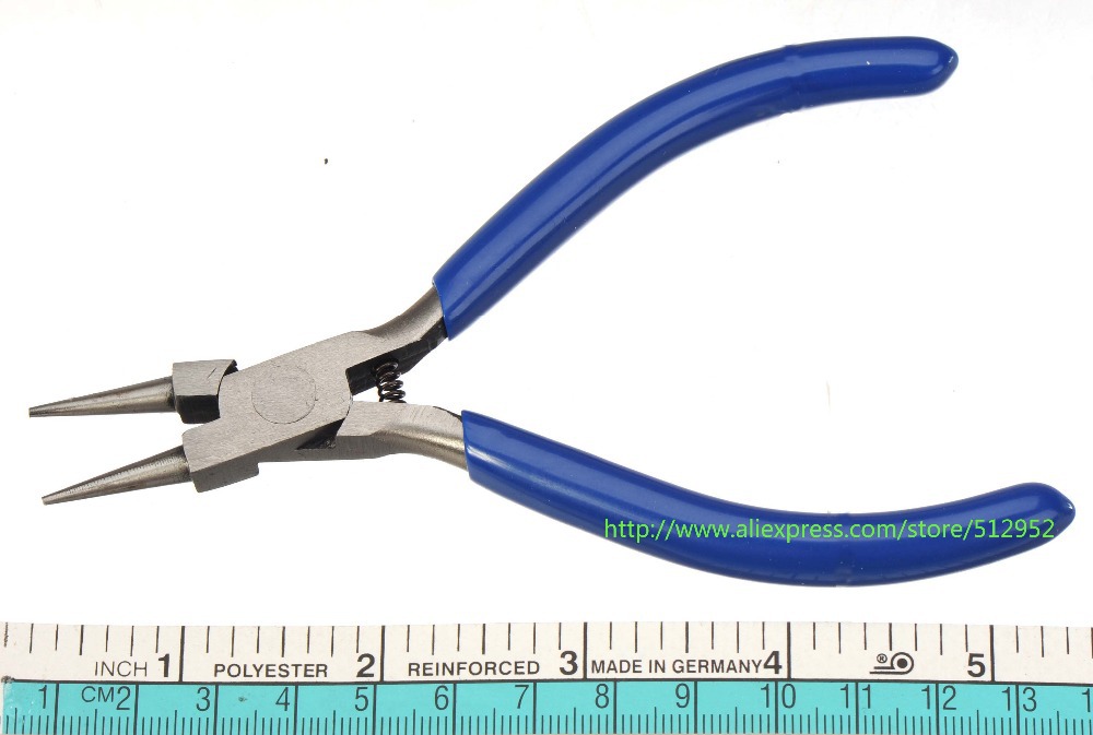 1pcs New High Quality Material Handmade Classic Base Equipment Blue Round Nose Pliers Pliers Goldsmith Tools