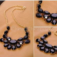2014 New Brand Women Pendant Necklaces Designer Women Necklace Cheap Women Fashion Jewelry Black Green Yellow