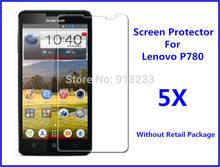 5pcs/lot Anti Fingerprint Matte Screen Protector Guard Film For lenovo P780 3G smartphone With Retail Package FREE SHIPPING