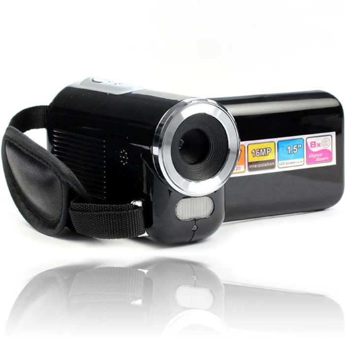 New 1 5 LCD 16MP HD 720P Digital Video Camera 8x Digital ZOOM DV Black