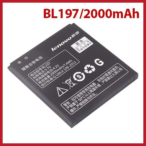 cooldeal Original Lenovo A820 A820T S720 Smartphone Lithium Battery 2000mAh BL197 3 7V Worldwide free shipping