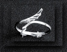 Free Shipping New Arrival Fashion ring Wholesale Genuine 100 Real Pure 925 Sterling Silver Angel s