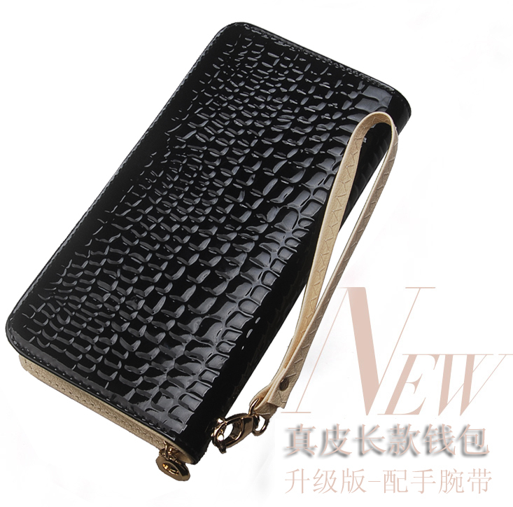 Women Wallets 2014 New Style Patent Leather Women Handbag Korean Version 1pc per lot SNOU921