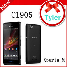 Dual core Android smartphone Original Sony Xperia M C1905 Bluetooth Unlocked cellphone Strong 4G,Free shiping