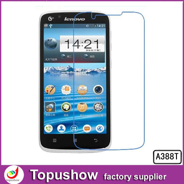 Screen Film 10pcs lot With Retail Packaging For Lenovo A388T Transparent LCD Screen Display Protector Freeshipping