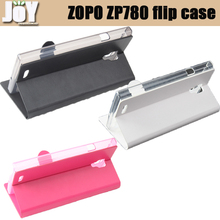 New 2014 Free shipping Baiwei mobile phone bag PU ZOPO ZP780 Flip case cover with stand