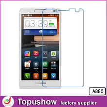 2014 HD Anti Glare Film For Lenovo A880 Lcd Phone Screen Protector Film With Retail Packaging
