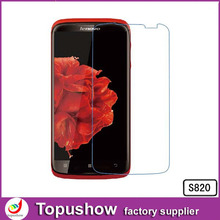 Free shipping 10pcs/lot With Retail Packaging Lcd Mirror Film For Lenovo S820 Phone Screen Protector Film 2014