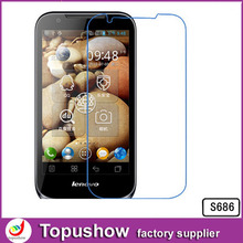 2014 10pcs lot With Retail Packaging Lcd Phone Screen Protector Film For Lenovo S696 Mirror Film