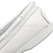 Flats Genuine Leather Flat For Women White Women Shoe 2014 Ladies Flats Mint Shoes Mocassim Flat