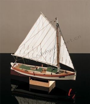 Beginner level 1:35 Laser cut Wooden sail ship model building kit: The 