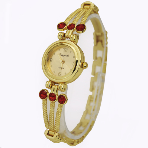 Top Sale Golden Luxury Ladies Women s Bracelet Jewelry Diamond Gifts Dress Quartz Wrist Watches Free