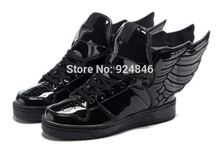Where To Buy Top Quality Jeremy Scott Wings Leather Black Shoes For Men & Women JS Wings 2.0 Leather Shoes 36-45