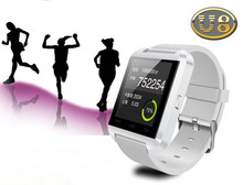 2014 hot free shipping smart watch Wearable Electronic Device bluetooth android mobile phone mate waterproof U8 smartwatch