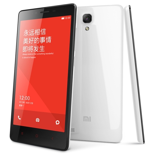 Original Xiaomi Redmi Note 8GB White 5 0 inch 3G Android 4 2 Smart Phone MTK6592