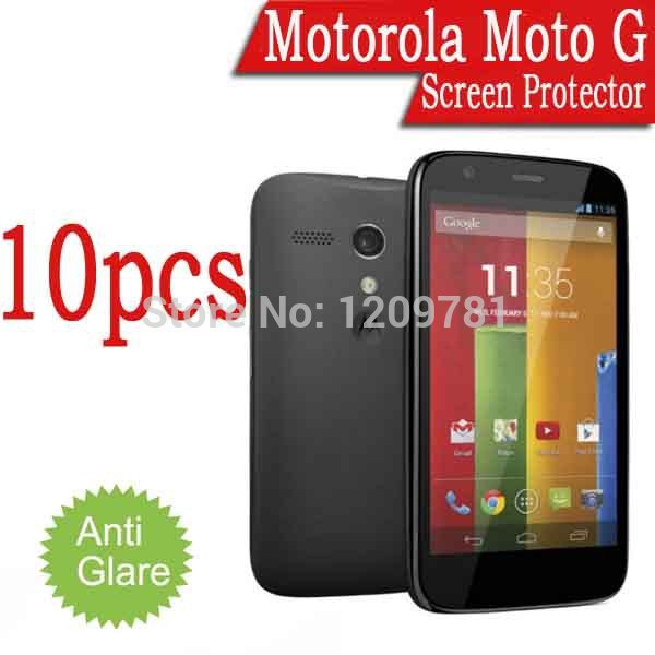 10pcs Smart Phone Android for Motorola Moto G Screen Protector Matte Anti Glare LCD Guard Protective