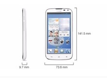 FREE SHIPPING Huawei G610C mobile phone 3G CMDA2000 Android 4.1 dual card dual Qualcomm quad core 5 inch wholesale