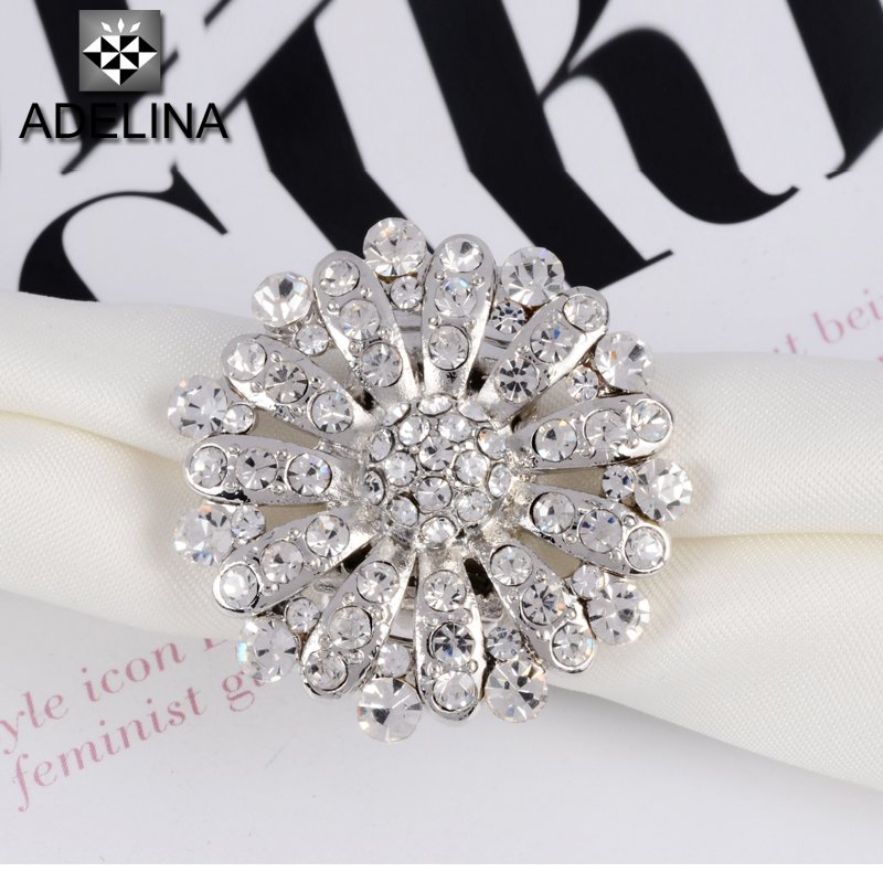 New arrival flower series shining crystal delicate big flower rings high quality cz diamond women rings