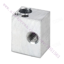 Universal 3D Printer Accessory Aluminum Heater Block for RepRap Ultimaker Kossel M6 Free Shipping
