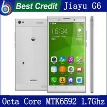 2G RAM 32G ROM in stock!Jiayu G6 MTK6592 Octa Core 5.7” Gorilla Glass FHD Screen 1920*1080P Android 4.2 Cellphone/Eva