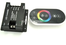 DC 12 24V PWM RF wireless touching RGB led controller with remote 18MODES controlable distance 20m