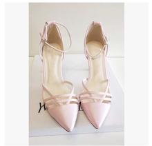Free shipping Europe and America style fashion sexy hollow shallow mouth thin high heel pointed toe