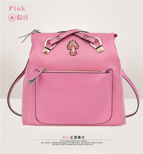 Hot 2015 women genuine leather Backpack cowhide luxury bags famous brand Backpacks bags new fashion bags