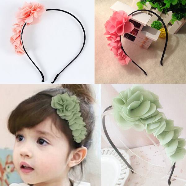1pcs 2014 projeto bebê meninas crianças crianças lactentes flor Headband