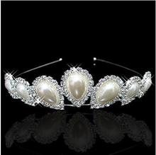 jewelry The bride silver hair hoop tire marriage crown hair and dress