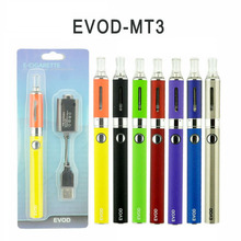 EVOD MT3 atomizer Electronic cigarette  mt3 evod Variable Voltage battery Single Blister Starter Kit e-cigarette free shipping