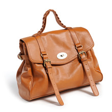 Lobaque vintage messenger bag Women fashion preppy style handbag one shoulder cross-body double-shoulder back