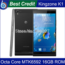New Original Kingzone K1 Smart Phone MTK6592 Octa Core 1.7GHz Android 4.3 OS 5.5″ FHD Screen 2GB RAM 16GB ROM 14.0MP GPS/Eva