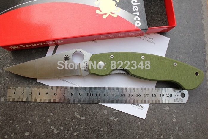 Хиты 2014 OEM Spyderco военно титана C36TI складной карманный нож нож