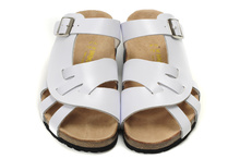 new 2014 Women’s shoes female footwear women flats Birkenstock style Cork sandals beach shoes summer man Couple slippers