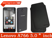 High Quality!Lenovo A766 Original microfiber Leather Case,Android Smartphone lenovo a766 case phone