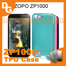 10 pcs/lot Fashion High Quality Clear Pudding Protective Case For ZOPO ZP1000 1.7GHZ MTK6592 Octa Core  Android Smartphone