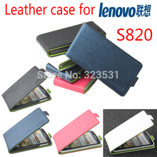 Free Shipping!!! New Arraval High Quality 4.7” Lenovo S820 smartphone Flip Cover Case.Leather Case for Lenovo S820 Mobile Phone