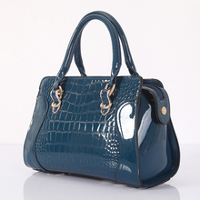 2014 the European and American crocodile grain fashion female package inclined shoulder bag one shoulder hand